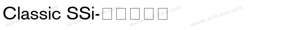 Classic SSi字体转换